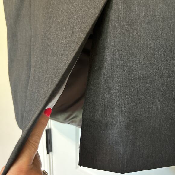 Hart Schaffner Marx Chicago Fit Men’s 48R Gray Blazer Sports Coat Wool USA - Picture 12 of 16